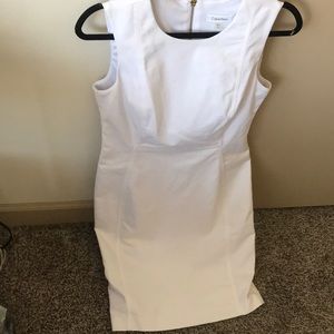 Calvin Klein white dress, size 8